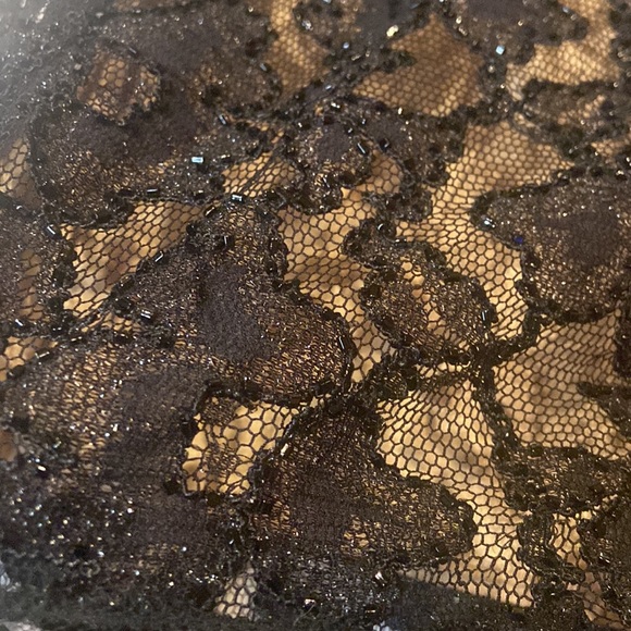 KAREN KANE LIFESTYLE NWT Size 10 Beaded Lace Black Skirt MSRP $248 - Picture 11 of 11